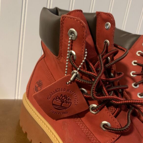 Women's 9.5 Timberland Stone Street 6-Inch Waterproof Platform Boot Lace-Up - Picture 7 of 11